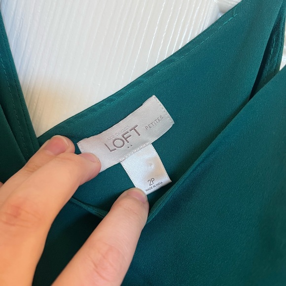 Loft Emerald Green Maxi Dress - Picture 4 of 4